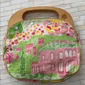 Lilly Pulitzer Bermuda Bag w 2 reversible covers